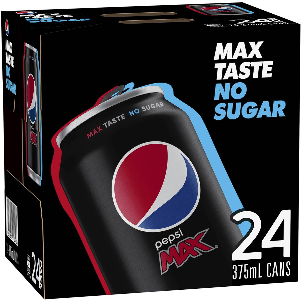 Pepsi Max Cans 375mL 24pk