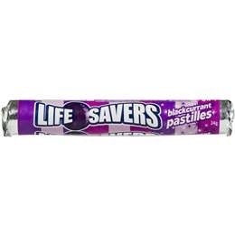 Lifesavers Pastilles Blackcurrant 34g