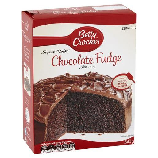 Betty Crocker Chocolate Fudge Cake Mix 540g