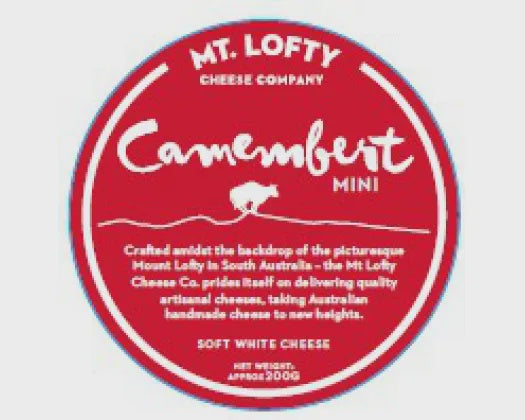 Mt Lofty Mini Camembert 200g