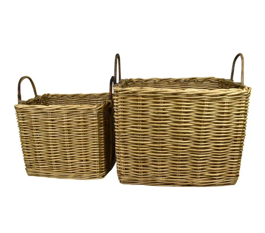 Lika Willow Square Basket - Medium 39cm