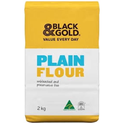 Black & Gold Plain Flour 2kg