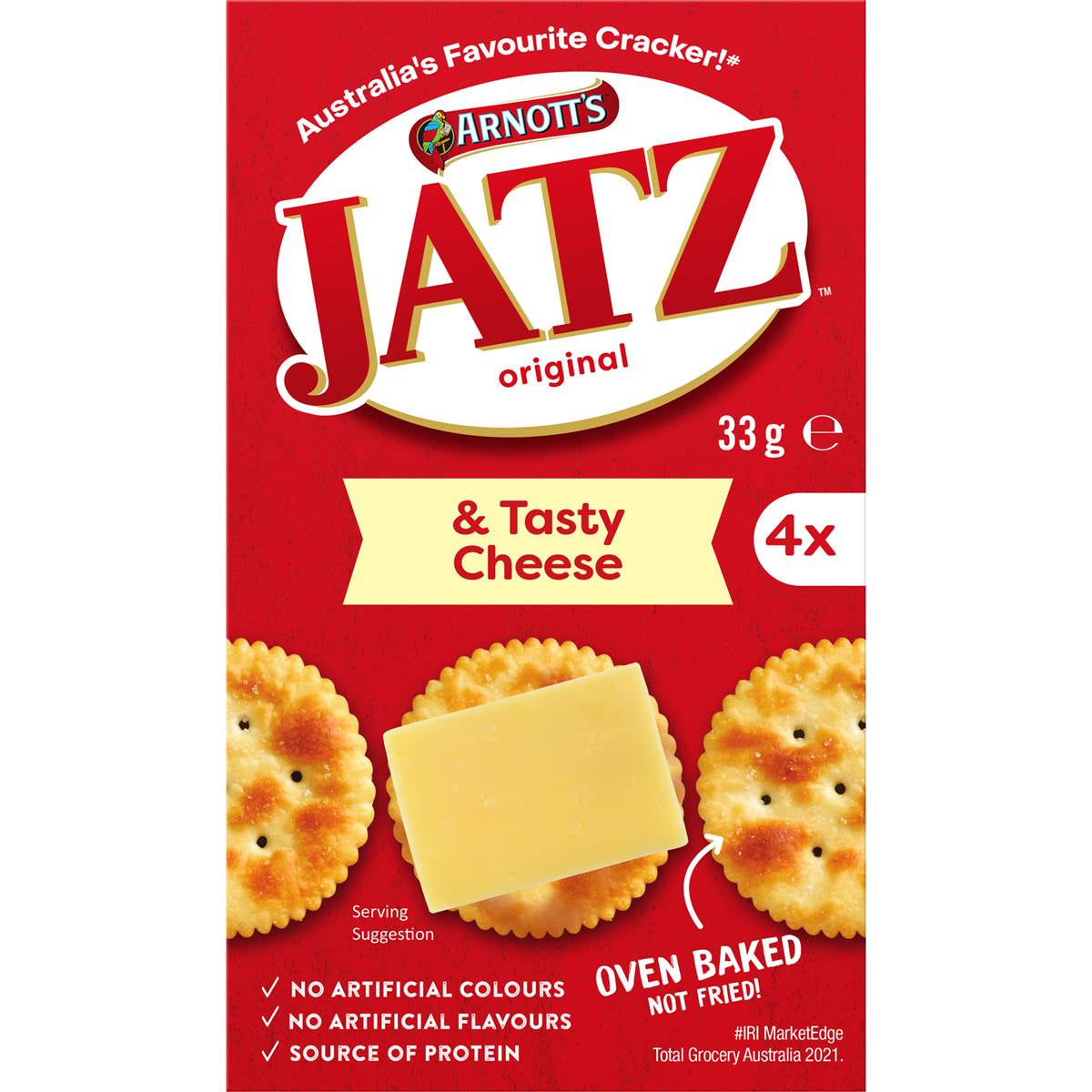 Arnott's Jatz & Tasty Cheese 4pk