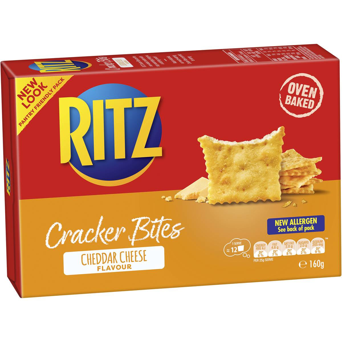 Ritz Cracker Bites Cheddar Cheese 160g