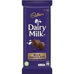 Cadbury Dairy Milk Chocolate Block 180g