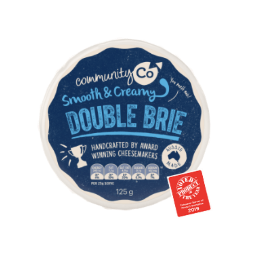 Community Co Double Brie Cheese 125g