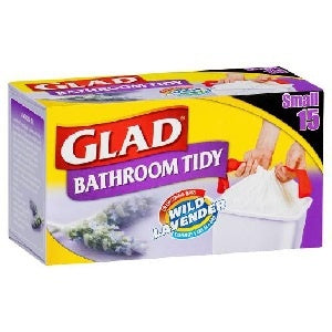 Glad Bathroom Tidy Bags Small 15pk