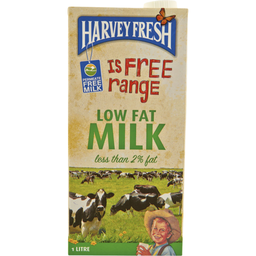 Harvey Fresh Low Fat Lite Milk UHT 1L