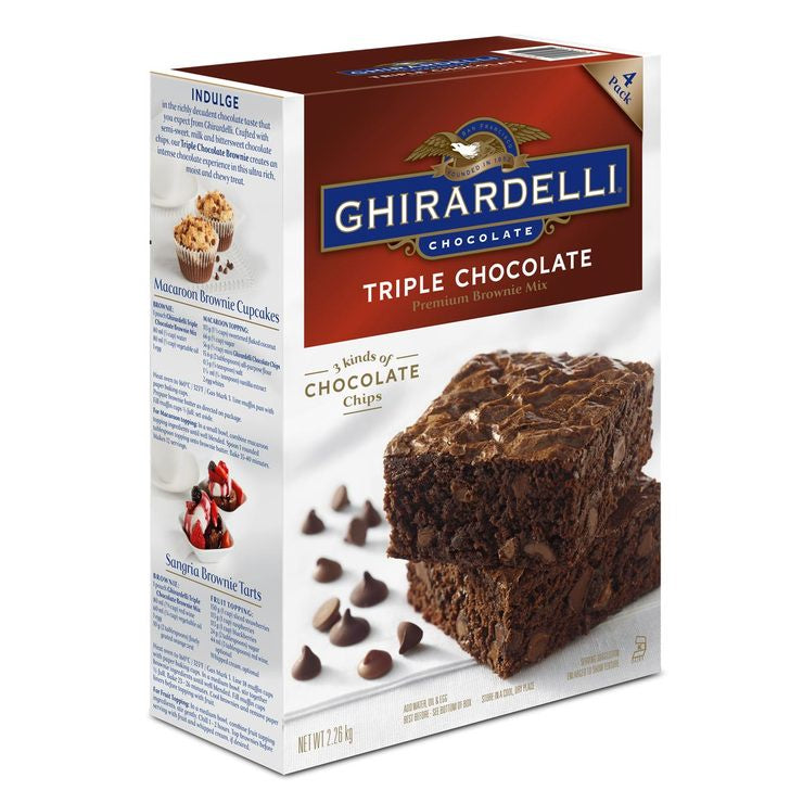 Ghirardelli Triple Chocolate Brownie Mix 550g