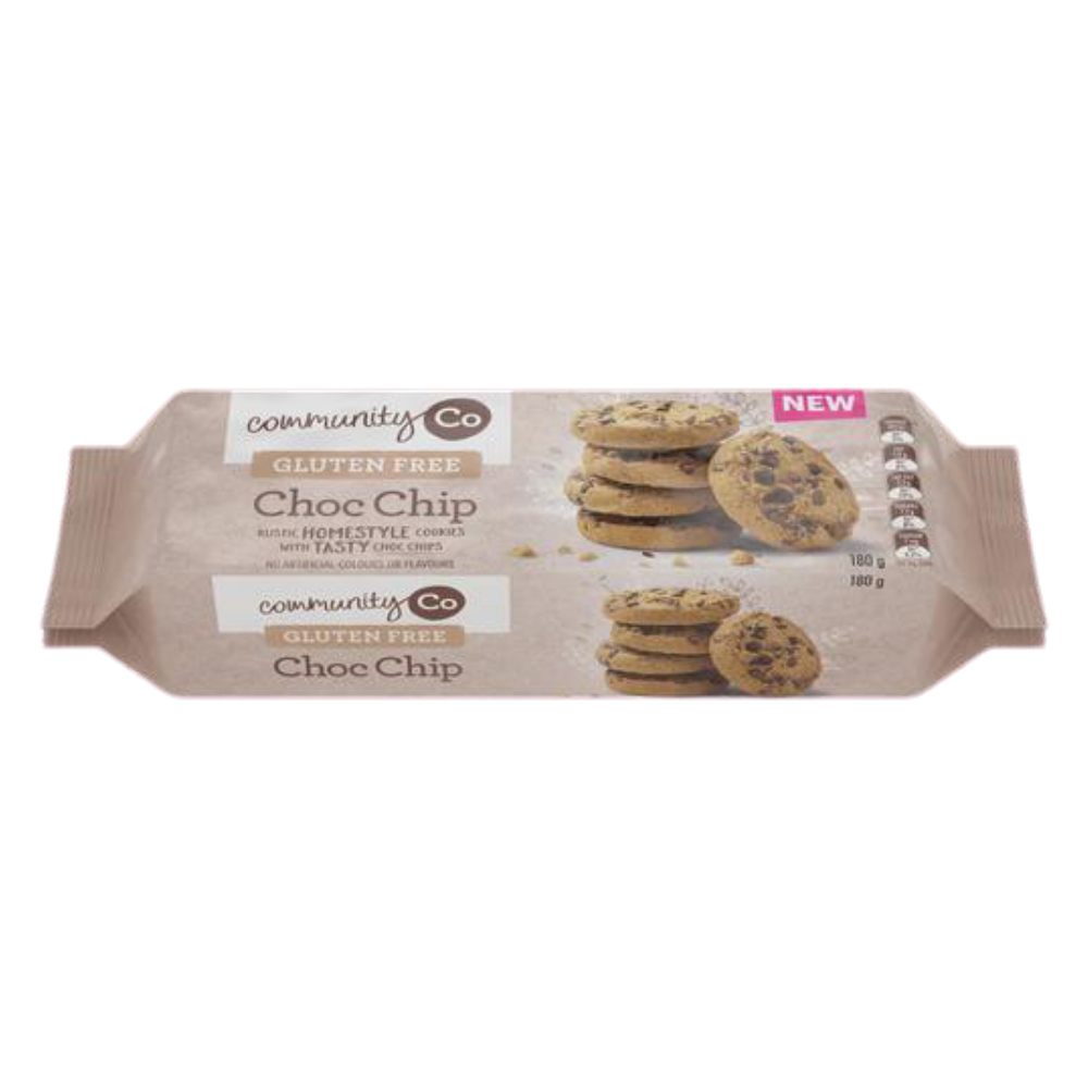 Community Co Gluten Free Choc Chip Cookies 180g