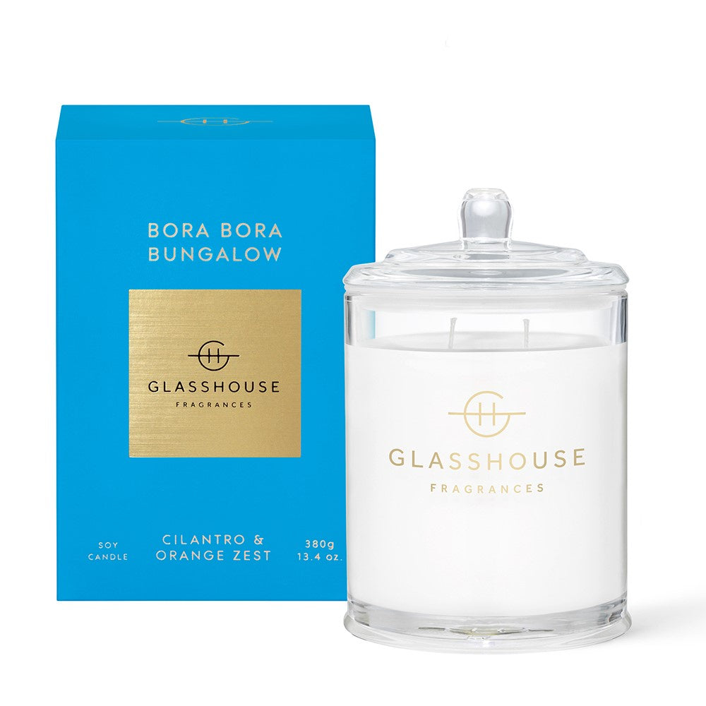 Glasshouse Candle Bora Bora Bungalow 380g