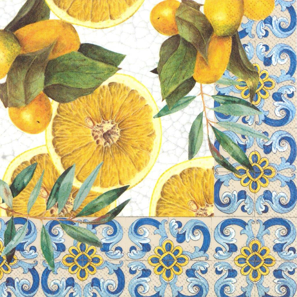 Mediterranean Tile Napkins Luncheon