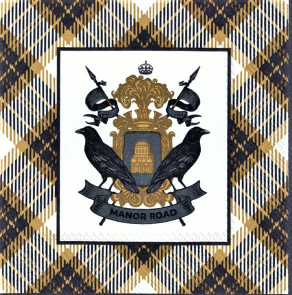 Heraldic Tartan Napkins Cocktail