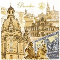 Dresden Paper Napkins Luncheon 33cm 20pk