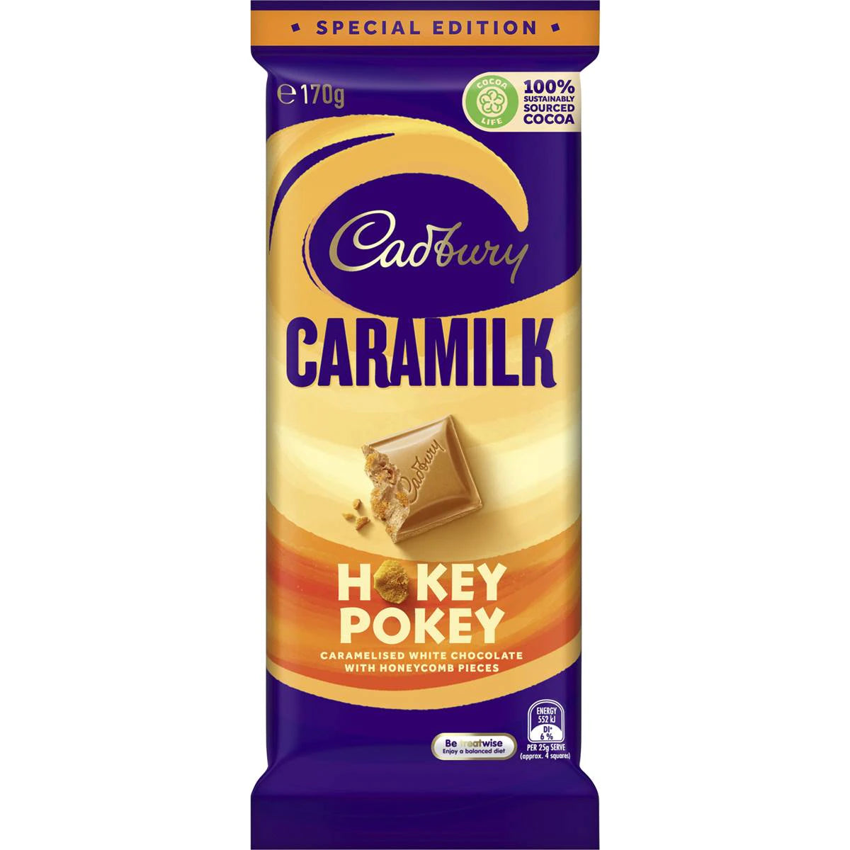 Cadbury Caramilk Hokey Pokey 170g