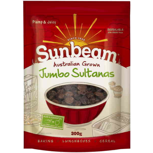 Sunbeam Jumbo Sultanas 300g