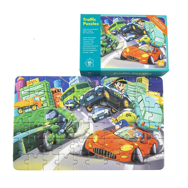 Traffic Jigsaw Puzzle 60 piece