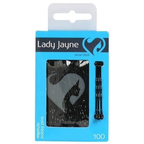 Lady Jayne Bobpin Black 4.5cm 100pk