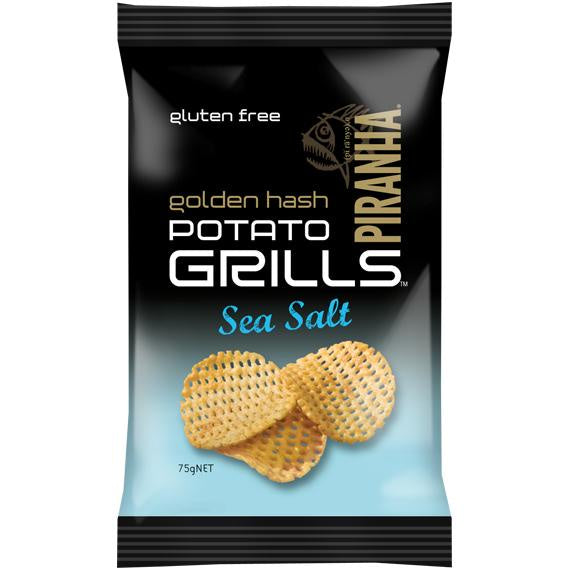 Piranha Potato Grills GF Sea Salt 75g