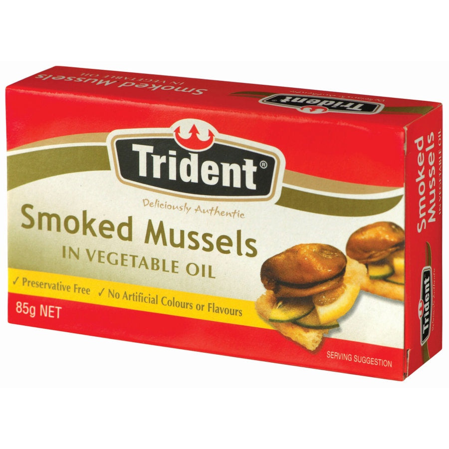 Trident Smoked Mussels 85g