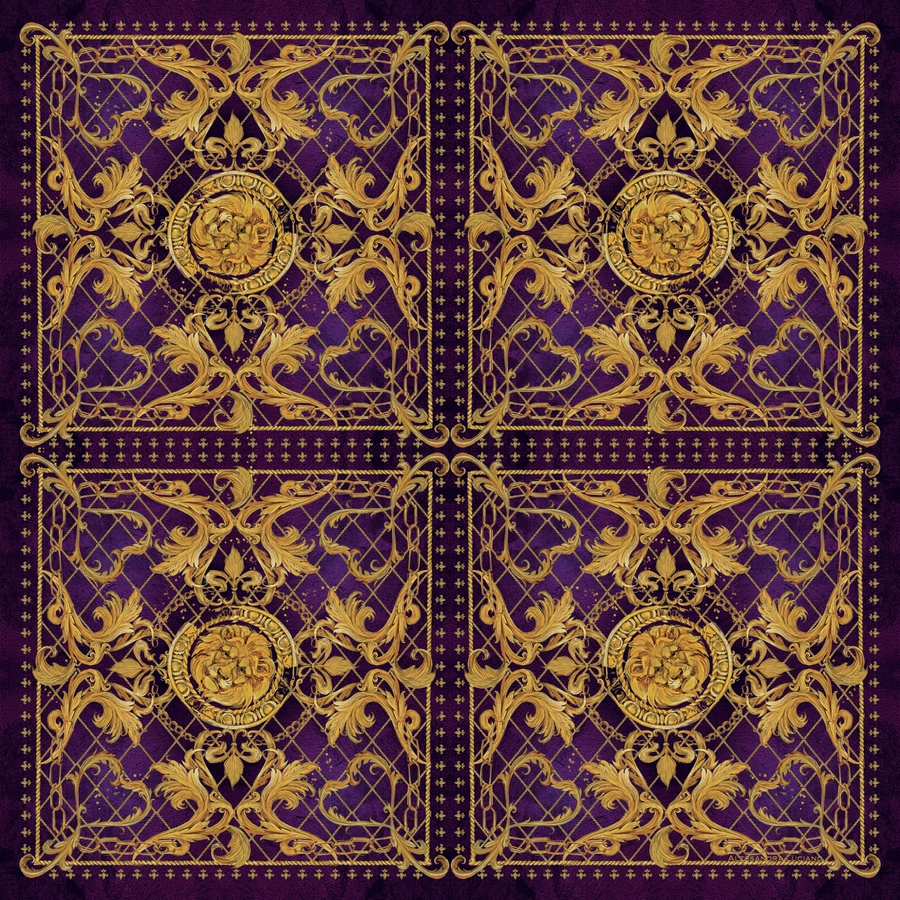 Byzantine Purple Scarf