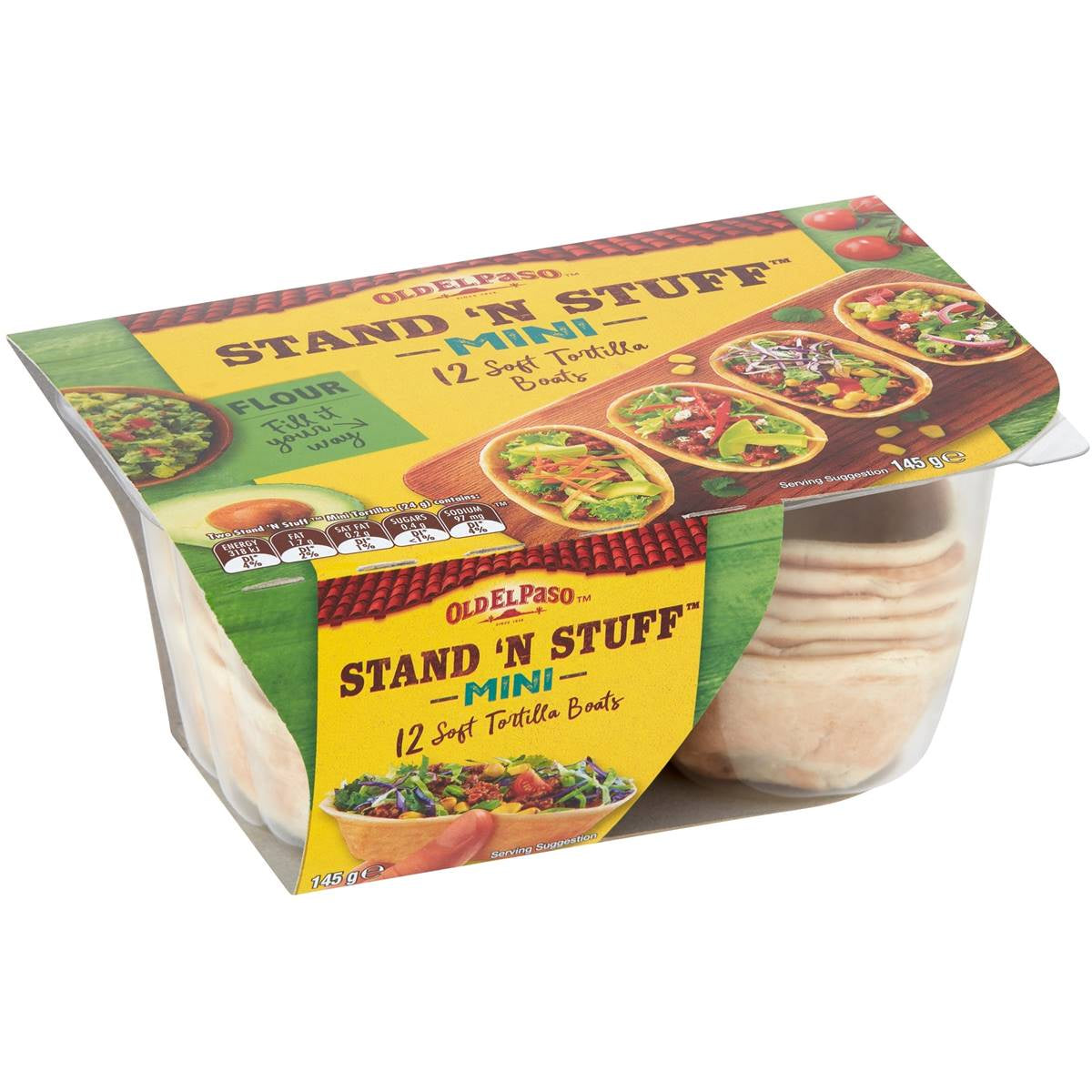 Old El Paso Stand and Stuff Mini Tortillas 145g