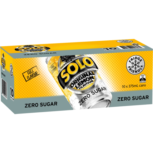 Solo Zero Sugar 10 x 375mL