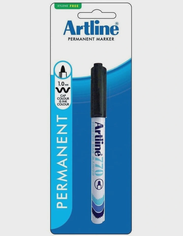 Artline Freezer Bag Marker Black 1.0mm