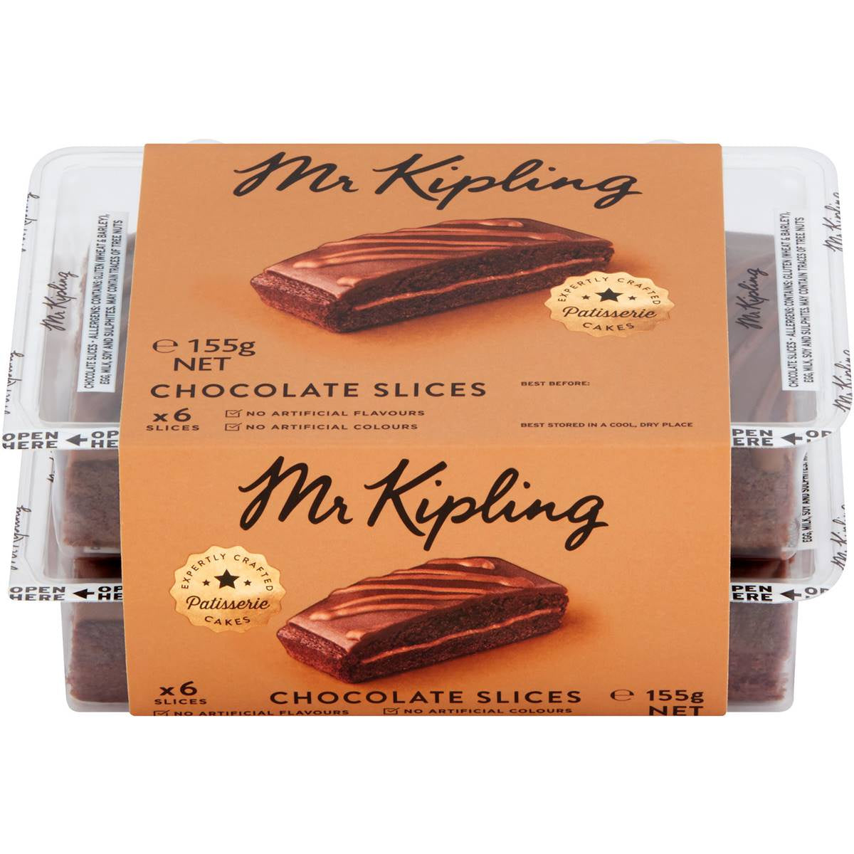 Mr Kipling Angel Slice 6pk Chocolate