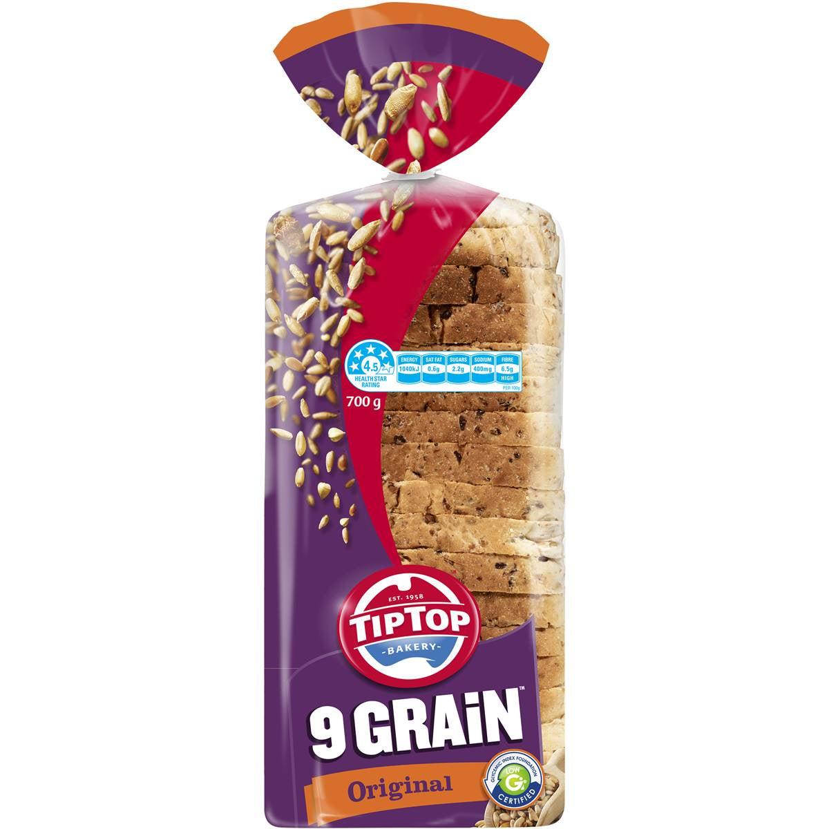 Tip Top 9 Grain Bread Sandwich 700g