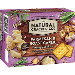 Natural Cracker Co Parmesan & Garlic 150g