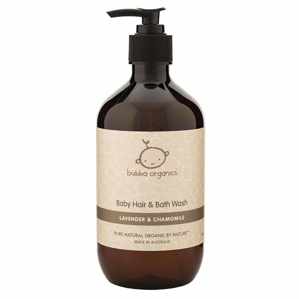 Bubba Organics Lavender & Chamomile Baby Hair & Bath Wash 500mL