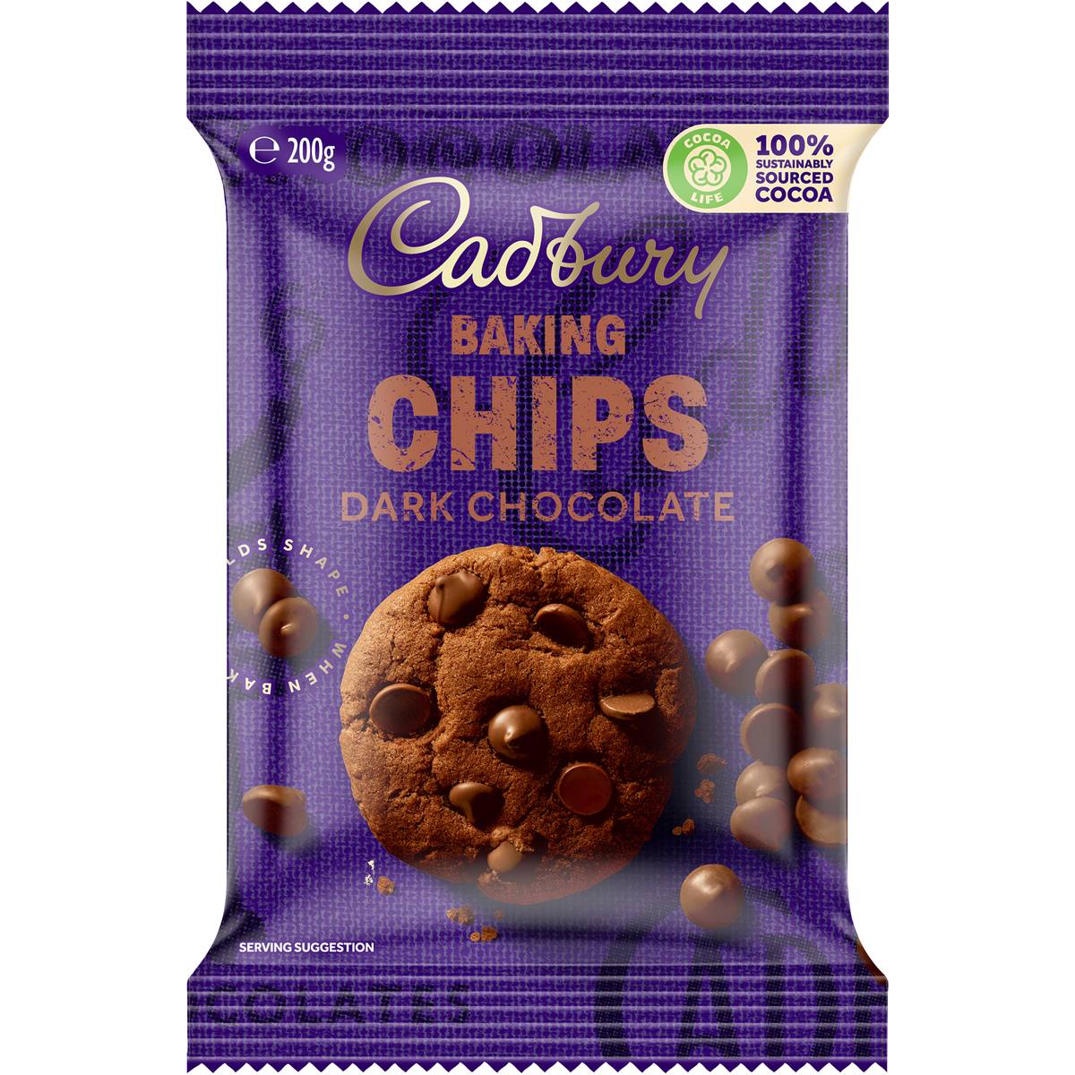 Cadbury Baking Chips Dark 200g