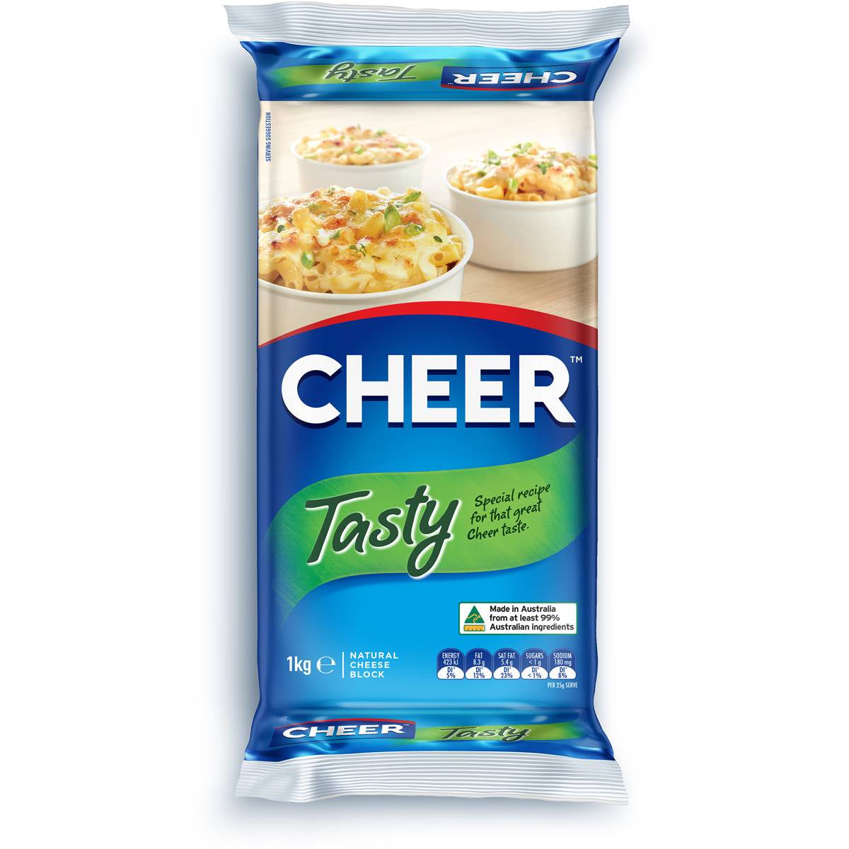 Cheer Tasty Cheese Block 1kg