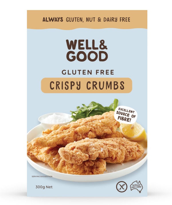 Well & Good Gluten Free Crispy  Crumbs 300g