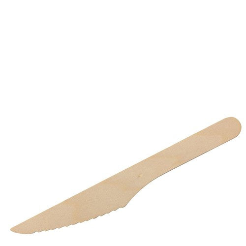 Wooden Knife 165mm - 100pk