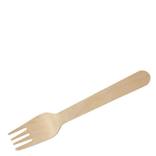 Wooden Fork 160mm 100pk