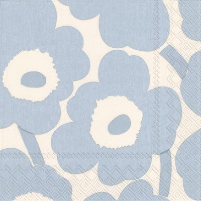 Marimekko Unikko Cream Light Blue - Cocktail