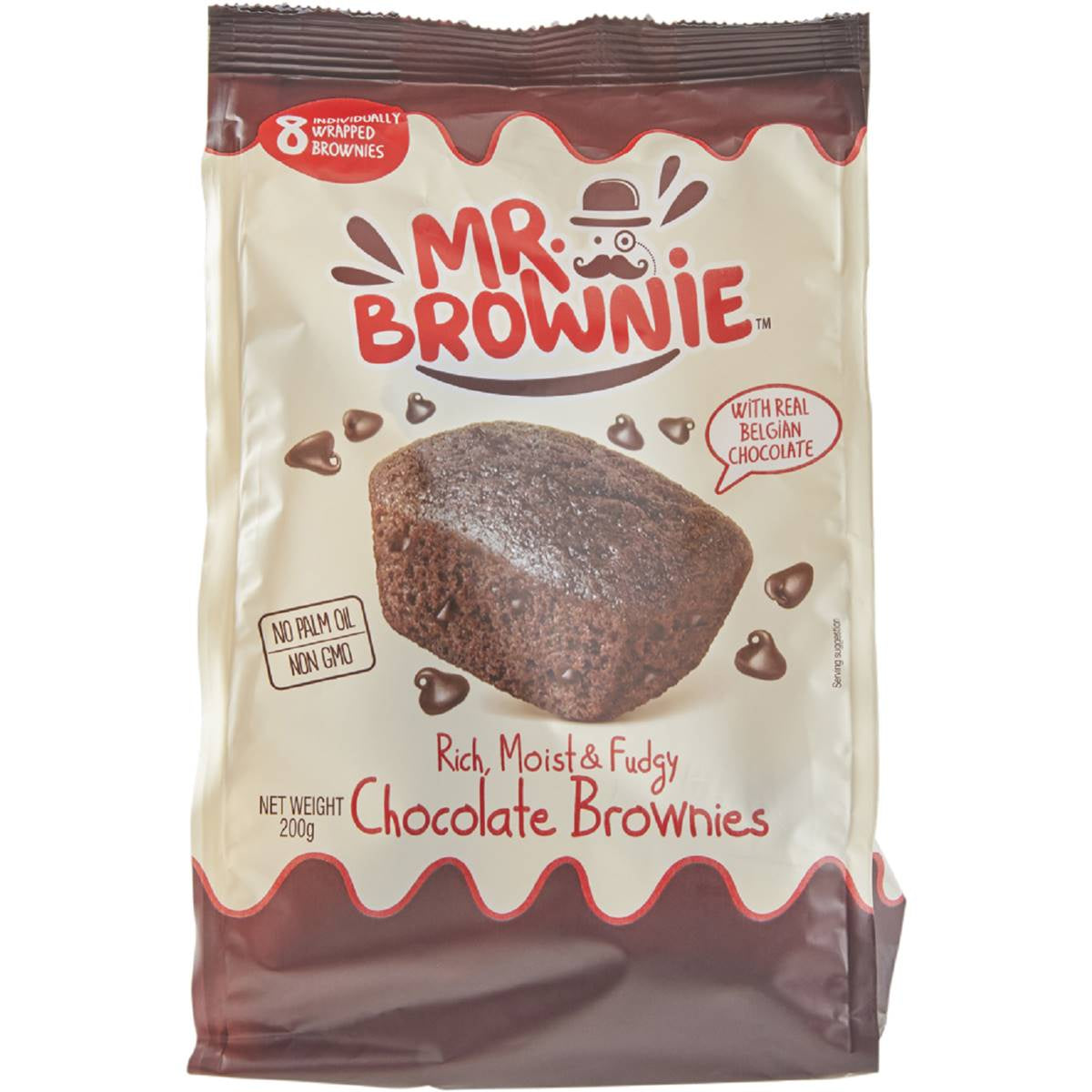 Mr Brownie Chocolate Brownies 8pk