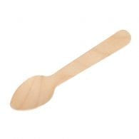 Wooden Teaspoon - 100pk