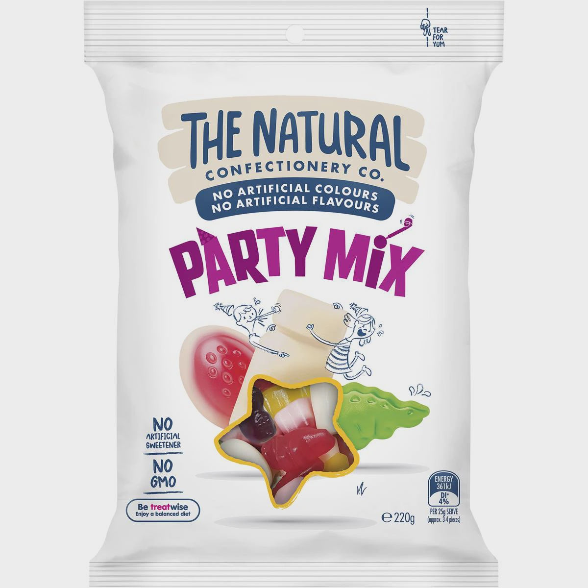 DNR The Natural Confectionery Co Party Mix 220g