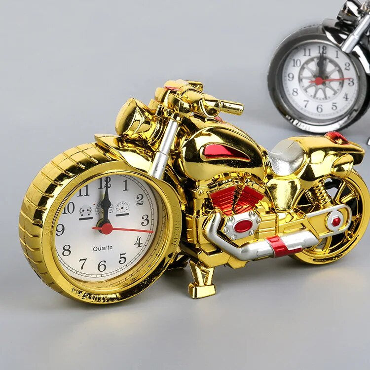 Table Clock Retro Motorcycle