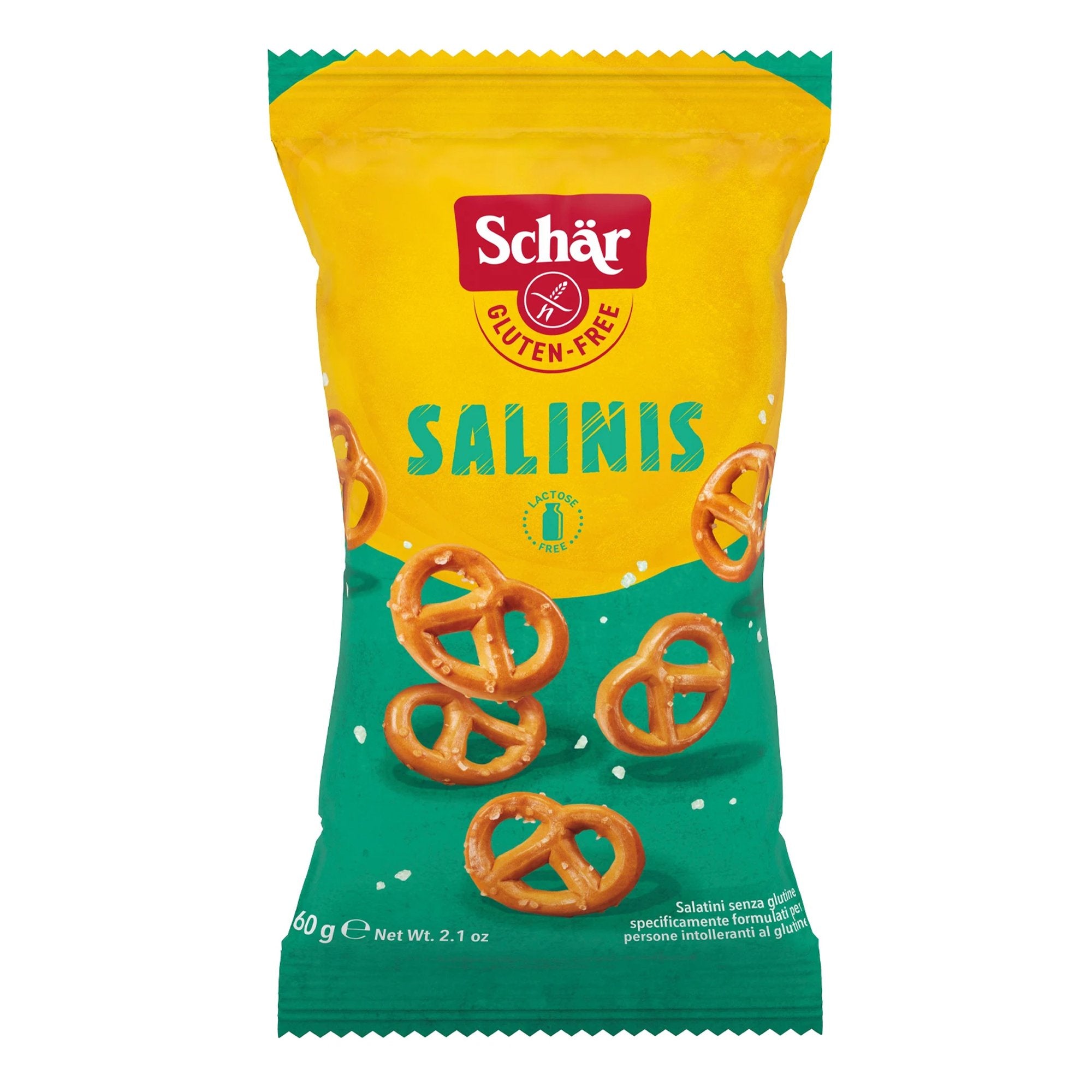 Schar Gluten Free Salinis Pretzels Snacks 60g