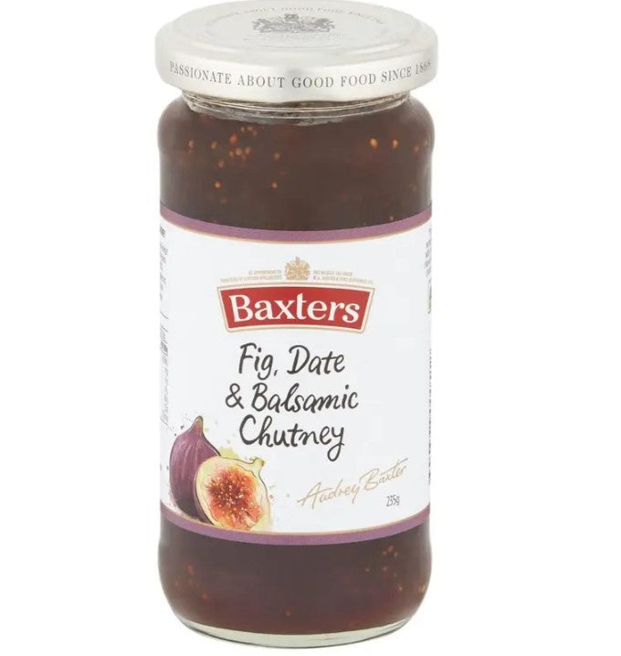 DNR Baxters Fig Date & Balsamic Chutney 235g