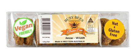 Busy Bees GF Anzac 195g