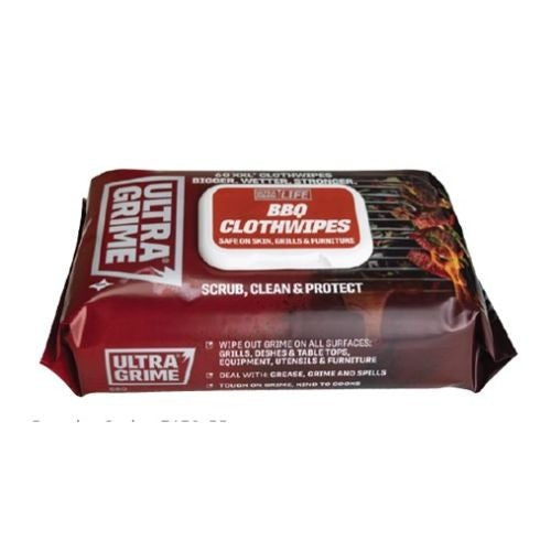 Ultragrime BBQ XXL Clothwipes  60pk