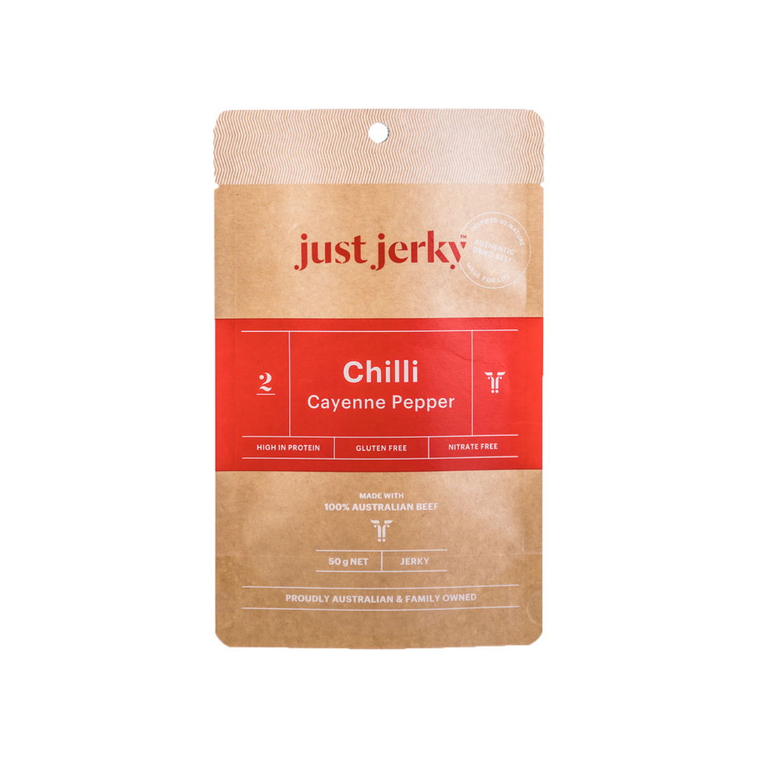 Just Jerky Red Chilli Jerky 50g