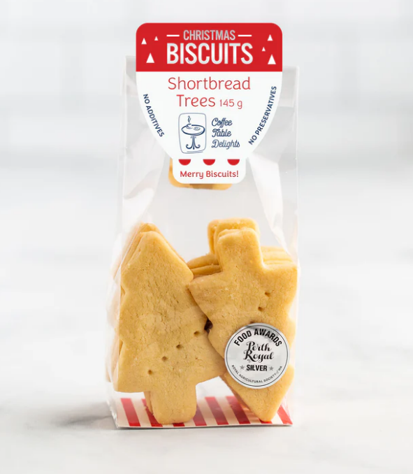 Coffee Table Delights Shortbread Trees 120g