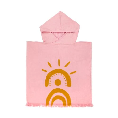 Sunnylife Beach Poncho Desert Palms Powder Pink