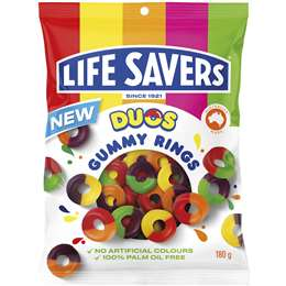 Life Savers Duos Gummy Rings 180g